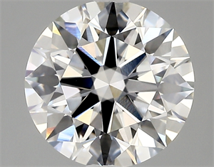 Picture of Lab Created Diamond 2.81 Carats, Round with ideal Cut, E Color, vvs2 Clarity and Certified by IGI