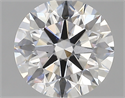 Lab Created Diamond 2.80 Carats, Round with ideal Cut, E Color, vvs2 Clarity and Certified by IGI