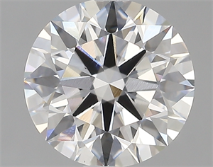 Picture of Lab Created Diamond 2.80 Carats, Round with ideal Cut, E Color, vvs2 Clarity and Certified by IGI