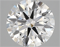 Lab Created Diamond 2.80 Carats, Round with ideal Cut, E Color, vvs2 Clarity and Certified by IGI