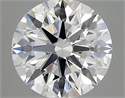 Del inventario de diamantes de laboratorio, 2.80 quilates, Redondo , Color D, claridad vvs2 y certificado IGI