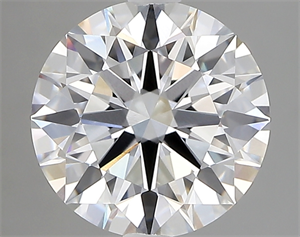 Picture of Lab Created Diamond 2.79 Carats, Round with ideal Cut, D Color, vvs1 Clarity and Certified by IGI