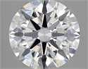 Lab Created Diamond 2.77 Carats, Round with ideal Cut, D Color, vvs1 Clarity and Certified by IGI