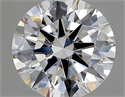 Del inventario de diamantes de laboratorio, 2.66 quilates, Redondo , Color H, claridad vvs2 y certificado IGI