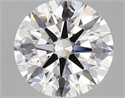 Lab Created Diamond 2.64 Carats, Round with ideal Cut, D Color, vvs1 Clarity and Certified by IGI