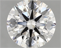 Lab Created Diamond 2.64 Carats, Round with ideal Cut, D Color, vvs1 Clarity and Certified by IGI