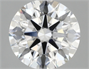 Lab Created Diamond 2.46 Carats, Round with ideal Cut, D Color, vvs2 Clarity and Certified by IGI