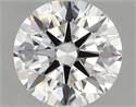 Del inventario de diamantes de laboratorio, 2.42 quilates, Redondo , Color E, claridad vvs2 y certificado IGI