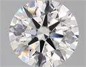 Del inventario de diamantes de laboratorio, 2.16 quilates, Redondo , Color D, claridad vvs2 y certificado IGI