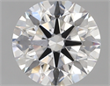 Lab Created Diamond 2.15 Carats, Round with ideal Cut, D Color, vvs2 Clarity and Certified by IGI