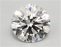 Lab Created Diamond 1.90 Carats, Round with ideal Cut, D Color, vs1 Clarity and Certified by IGI