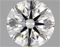 Lab Created Diamond 1.89 Carats, Round with ideal Cut, D Color, vs2 Clarity and Certified by IGI