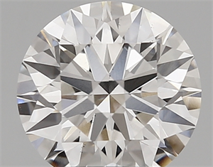 Picture of Lab Created Diamond 1.89 Carats, Round with ideal Cut, D Color, vs1 Clarity and Certified by IGI