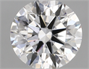 Lab Created Diamond 1.88 Carats, Round with ideal Cut, D Color, vs1 Clarity and Certified by IGI