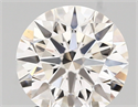 Lab Created Diamond 1.87 Carats, Round with ideal Cut, D Color, vs1 Clarity and Certified by IGI