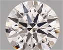 Lab Created Diamond 1.86 Carats, Round with ideal Cut, D Color, vs1 Clarity and Certified by IGI