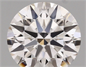 Lab Created Diamond 1.85 Carats, Round with ideal Cut, D Color, vvs2 Clarity and Certified by IGI
