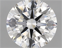 Lab Created Diamond 1.85 Carats, Round with ideal Cut, D Color, vvs2 Clarity and Certified by IGI