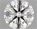 Lab Created Diamond 1.81 Carats, Round with ideal Cut, D Color, vvs2 Clarity and Certified by IGI