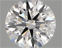 Lab Created Diamond 1.79 Carats, Round with ideal Cut, D Color, vvs2 Clarity and Certified by IGI