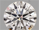 Lab Created Diamond 1.78 Carats, Round with ideal Cut, D Color, vvs2 Clarity and Certified by IGI