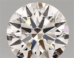 Picture of Lab Created Diamond 1.77 Carats, Round with ideal Cut, D Color, vs1 Clarity and Certified by IGI