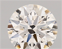 Lab Created Diamond 1.76 Carats, Round with ideal Cut, D Color, vvs2 Clarity and Certified by IGI