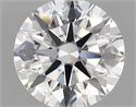 Lab Created Diamond 1.76 Carats, Round with ideal Cut, D Color, vvs2 Clarity and Certified by IGI