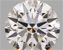Lab Created Diamond 1.75 Carats, Round with ideal Cut, E Color, vvs2 Clarity and Certified by IGI
