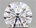 Del inventario de diamantes de laboratorio, 1.66 quilates, Redondo , Color D, claridad vvs2 y certificado IGI