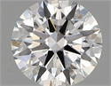 Lab Created Diamond 1.40 Carats, Round with ideal Cut, D Color, vvs2 Clarity and Certified by IGI