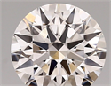Lab Created Diamond 1.39 Carats, Round with ideal Cut, D Color, vs1 Clarity and Certified by IGI