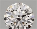 Lab Created Diamond 1.17 Carats, Round with ideal Cut, D Color, vvs2 Clarity and Certified by IGI