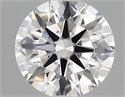 Lab Created Diamond 1.14 Carats, Round with ideal Cut, D Color, vs1 Clarity and Certified by IGI