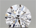 Lab Created Diamond 1.12 Carats, Round with ideal Cut, D Color, vs1 Clarity and Certified by IGI