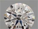 Lab Created Diamond 1.11 Carats, Round with ideal Cut, D Color, vs1 Clarity and Certified by IGI
