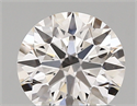 Lab Created Diamond 1.06 Carats, Round with ideal Cut, D Color, vvs2 Clarity and Certified by IGI
