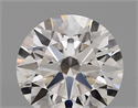Lab Created Diamond 1.04 Carats, Round with ideal Cut, D Color, vvs2 Clarity and Certified by IGI