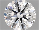 Lab Created Diamond 1.04 Carats, Round with ideal Cut, D Color, vvs2 Clarity and Certified by IGI