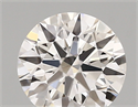 Lab Created Diamond 1.03 Carats, Round with ideal Cut, D Color, vvs2 Clarity and Certified by IGI