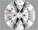 Lab Created Diamond 1.03 Carats, Round with ideal Cut, D Color, vvs2 Clarity and Certified by IGI