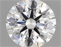 Lab Created Diamond 1.02 Carats, Round with ideal Cut, D Color, vvs2 Clarity and Certified by IGI