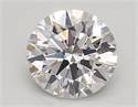 Lab Created Diamond 0.97 Carats, Round with ideal Cut, D Color, vvs2 Clarity and Certified by IGI