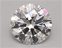 Lab Created Diamond 0.97 Carats, Round with ideal Cut, D Color, vs1 Clarity and Certified by IGI
