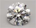 Lab Created Diamond 0.96 Carats, Round with ideal Cut, D Color, vvs2 Clarity and Certified by IGI