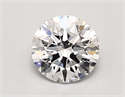 Lab Created Diamond 0.94 Carats, Round with excellent Cut, D Color, vvs2 Clarity and Certified by IGI