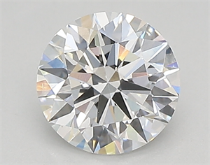 Picture of Lab Created Diamond 0.94 Carats, Round with ideal Cut, D Color, vs1 Clarity and Certified by IGI