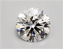 Lab Created Diamond 0.93 Carats, Round with ideal Cut, D Color, vvs1 Clarity and Certified by IGI