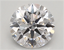 Lab Created Diamond 0.93 Carats, Round with ideal Cut, D Color, vvs2 Clarity and Certified by IGI
