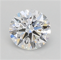 Lab Created Diamond 0.92 Carats, Round with ideal Cut, D Color, vvs2 Clarity and Certified by IGI